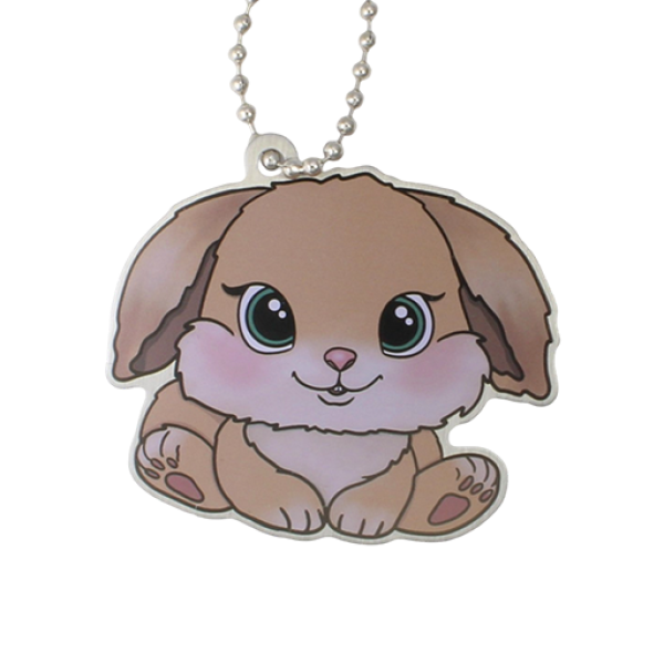 Bonnie the Bunny Cache Buddy Travel Tag